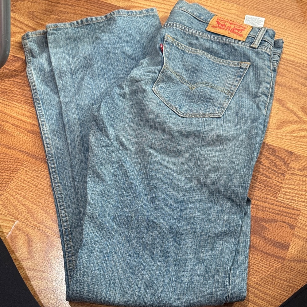 Levi's Men's Straight Leg Denim Jeans - Classic Blue